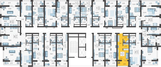 29,5 м², апартаменты-студия 10 900 000 ₽ - изображение 60