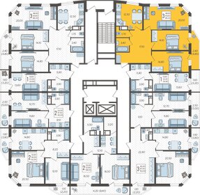 77,6 м², 3-комнатная квартира 10 361 152 ₽ - изображение 56