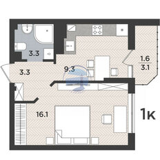 Квартира 35,1 м², 1-комнатная - изображение 2