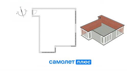 Квартира 57,7 м², студия - изображение 1