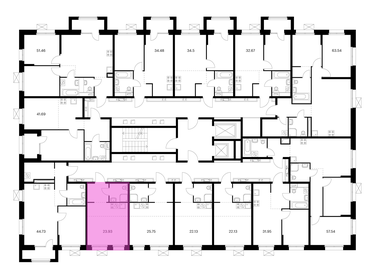 31,9 м², квартира-студия 3 100 000 ₽ - изображение 79