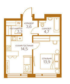 37,7 м², 2-комнатная квартира 15 500 000 ₽ - изображение 103