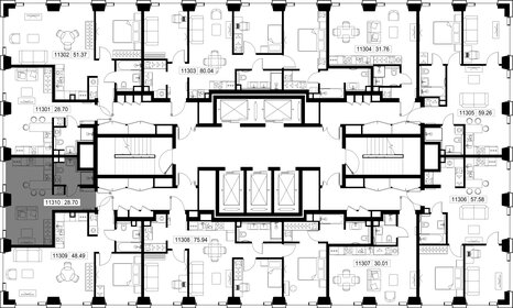Квартира 28,7 м², студия - изображение 2