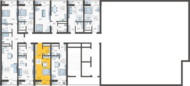 29,2 м², квартира-студия 11 500 000 ₽ - изображение 159