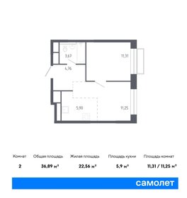 36,9 м², 1-комнатная квартира 7 084 338 ₽ - изображение 12