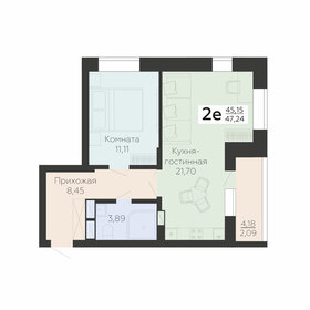 54 м², 2-комнатная квартира 4 800 000 ₽ - изображение 74
