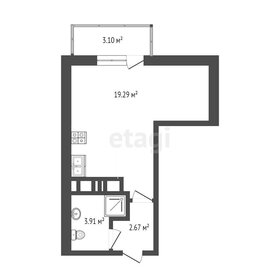 Квартира 26,9 м², студия - изображение 2