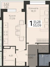 55,9 м², 2-комнатная квартира 6 373 740 ₽ - изображение 15