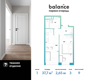 38,1 м², 1-комнатная квартира 15 899 000 ₽ - изображение 70