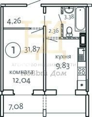 30,9 м², 1-комнатная квартира 2 770 000 ₽ - изображение 41