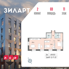 70 м², 2-комнатная квартира 28 400 000 ₽ - изображение 108