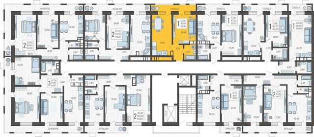 38,6 м², 1-комнатная квартира 6 863 080 ₽ - изображение 32