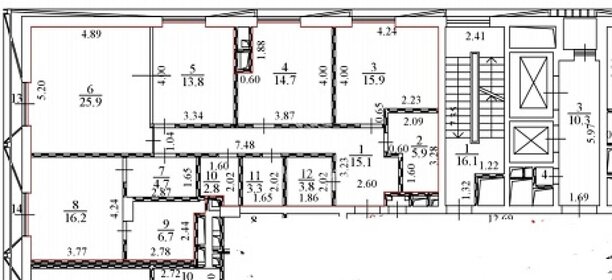 Квартира 128,8 м², 4-комнатная - изображение 1