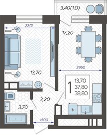 47 м², 3-комнатная квартира 3 900 000 ₽ - изображение 69