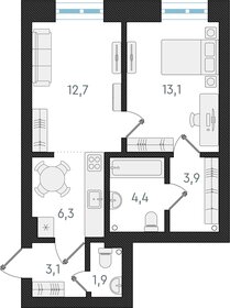 60 м², 2-комнатная квартира 5 750 000 ₽ - изображение 80