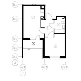 33,8 м², 1-комнатная квартира 4 890 000 ₽ - изображение 82