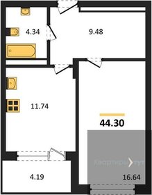 50,4 м², 1-комнатная квартира 5 350 000 ₽ - изображение 43