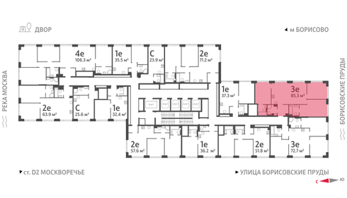 71 м², 3-комнатная квартира 41 140 240 ₽ - изображение 42