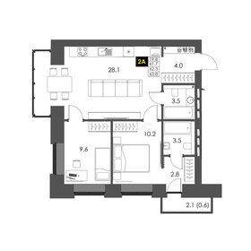 67,4 м², 2-комнатная квартира 6 700 000 ₽ - изображение 61