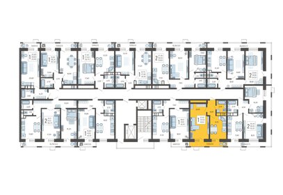 41,6 м², 1-комнатная квартира 6 797 440 ₽ - изображение 22