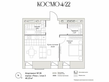 47 м², 1-комнатные апартаменты 41 670 000 ₽ - изображение 80
