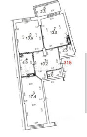 Квартира 67 м², 2-комнатная - изображение 1