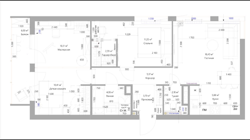 Квартира 71 м², 3-комнатная - изображение 1