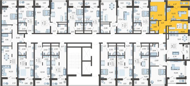 49 м², 2-комнатная квартира 18 000 000 ₽ - изображение 70
