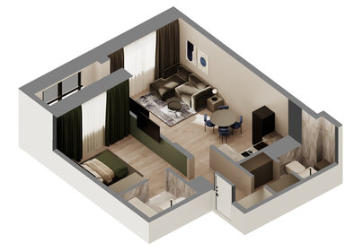 27 м², 1-комнатная квартира 5 690 000 ₽ - изображение 93