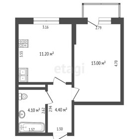 38,1 м², 1-комнатная квартира 5 300 000 ₽ - изображение 34