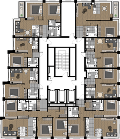 106 м², 3-комнатная квартира 152 250 000 ₽ - изображение 12