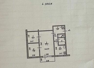 Квартира 50,7 м², 3-комнатная - изображение 4