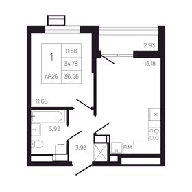 33 м², 1-комнатная квартира 5 200 000 ₽ - изображение 62
