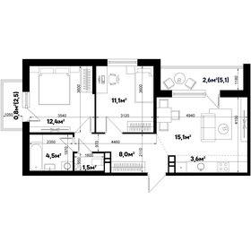 100,4 м², 3-комнатная квартира 7 300 000 ₽ - изображение 68
