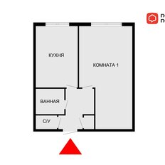 Квартира 30,3 м², 1-комнатная - изображение 1