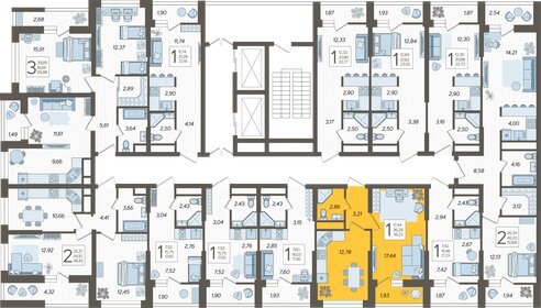 38,7 м², 1-комнатная квартира 16 121 220 ₽ - изображение 37