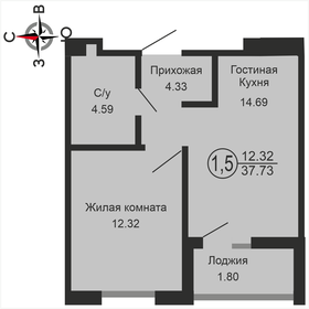 Квартира 377 м², 2-комнатная - изображение 2