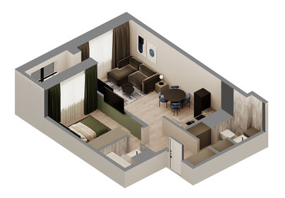 38,9 м², 1-комнатная квартира 6 950 000 ₽ - изображение 105