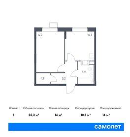 36,2 м², 1-комнатная квартира 7 633 846 ₽ - изображение 8