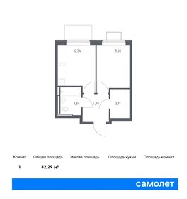 Квартира 32,3 м², 1-комнатная - изображение 1