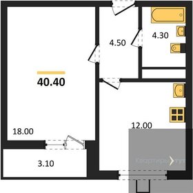 38,6 м², 1-комнатная квартира 5 568 000 ₽ - изображение 44