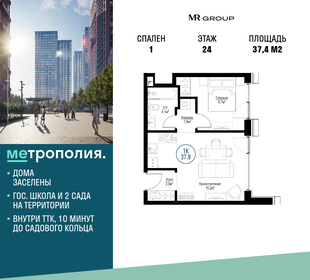 35,4 м², 1-комнатные апартаменты 8 850 000 ₽ - изображение 88