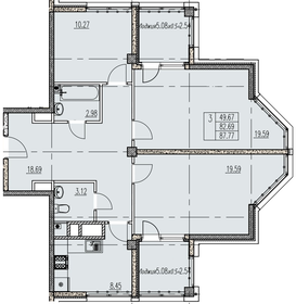 93,4 м², 3-комнатная квартира 21 475 100 ₽ - изображение 23