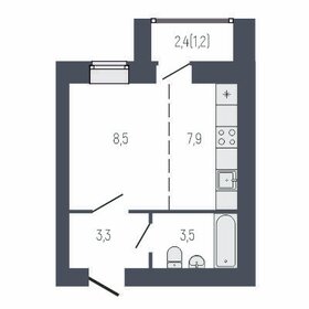 46 м², 2-комнатная квартира 2 390 000 ₽ - изображение 32