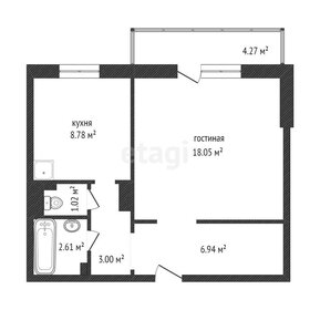 Квартира 41 м², 1-комнатная - изображение 1