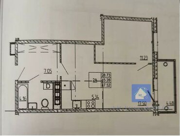 Квартира 49,7 м², 2-комнатная - изображение 1