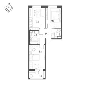 35 м², 1-комнатная квартира 3 299 000 ₽ - изображение 58