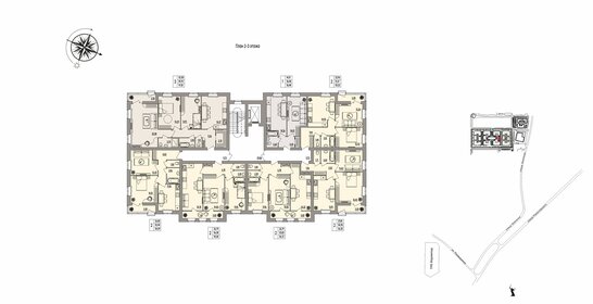 58,8 м², 2-комнатная квартира 7 990 000 ₽ - изображение 38