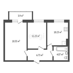 40,8 м², 1-комнатная квартира 7 805 040 ₽ - изображение 4