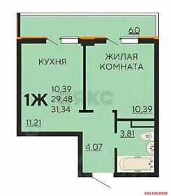 35,8 м², 1-комнатная квартира 2 890 000 ₽ - изображение 86